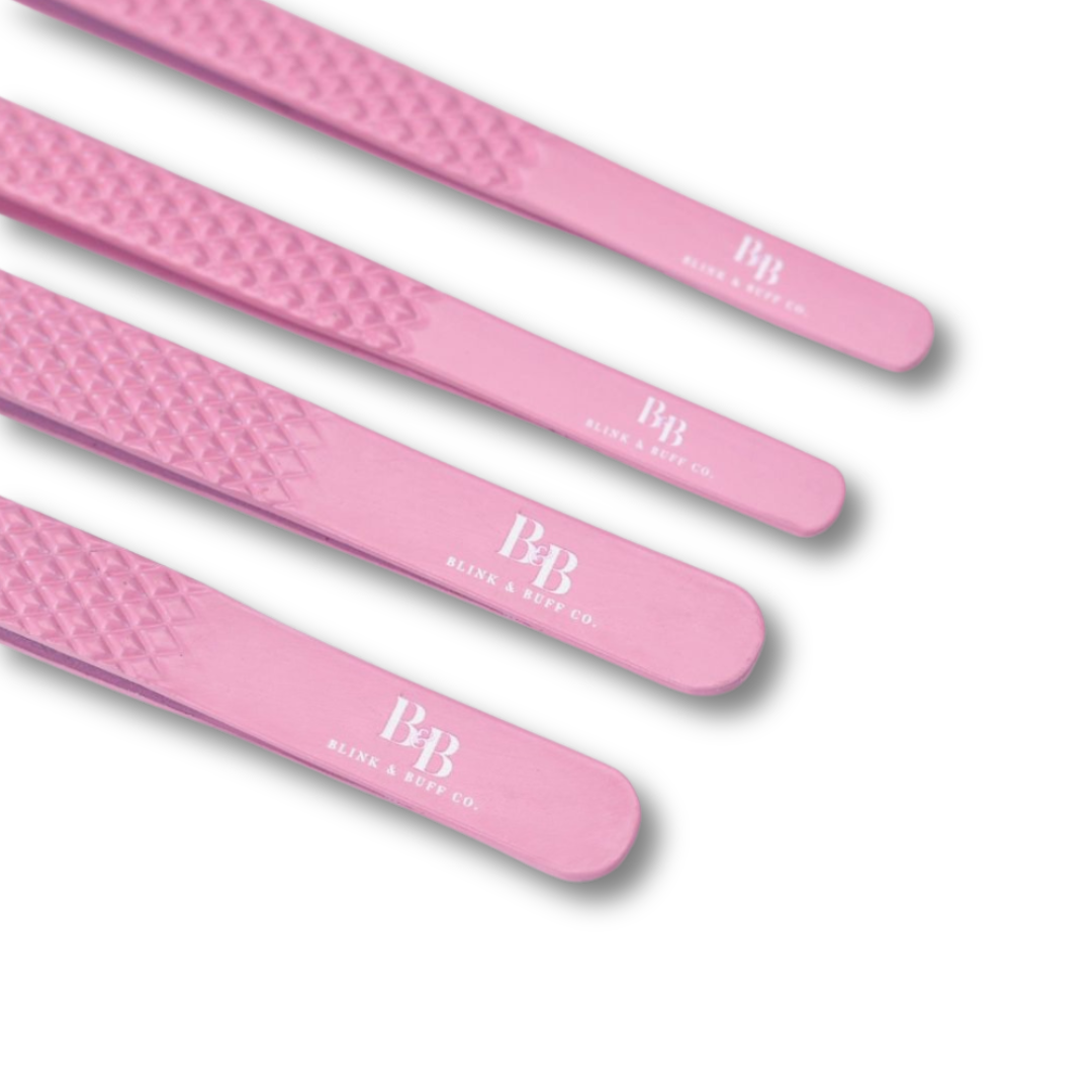 BLINKY & NOVA DUO- FIBER TIP TWEEZERS - Blink & Buff Co. | Lash Supplies