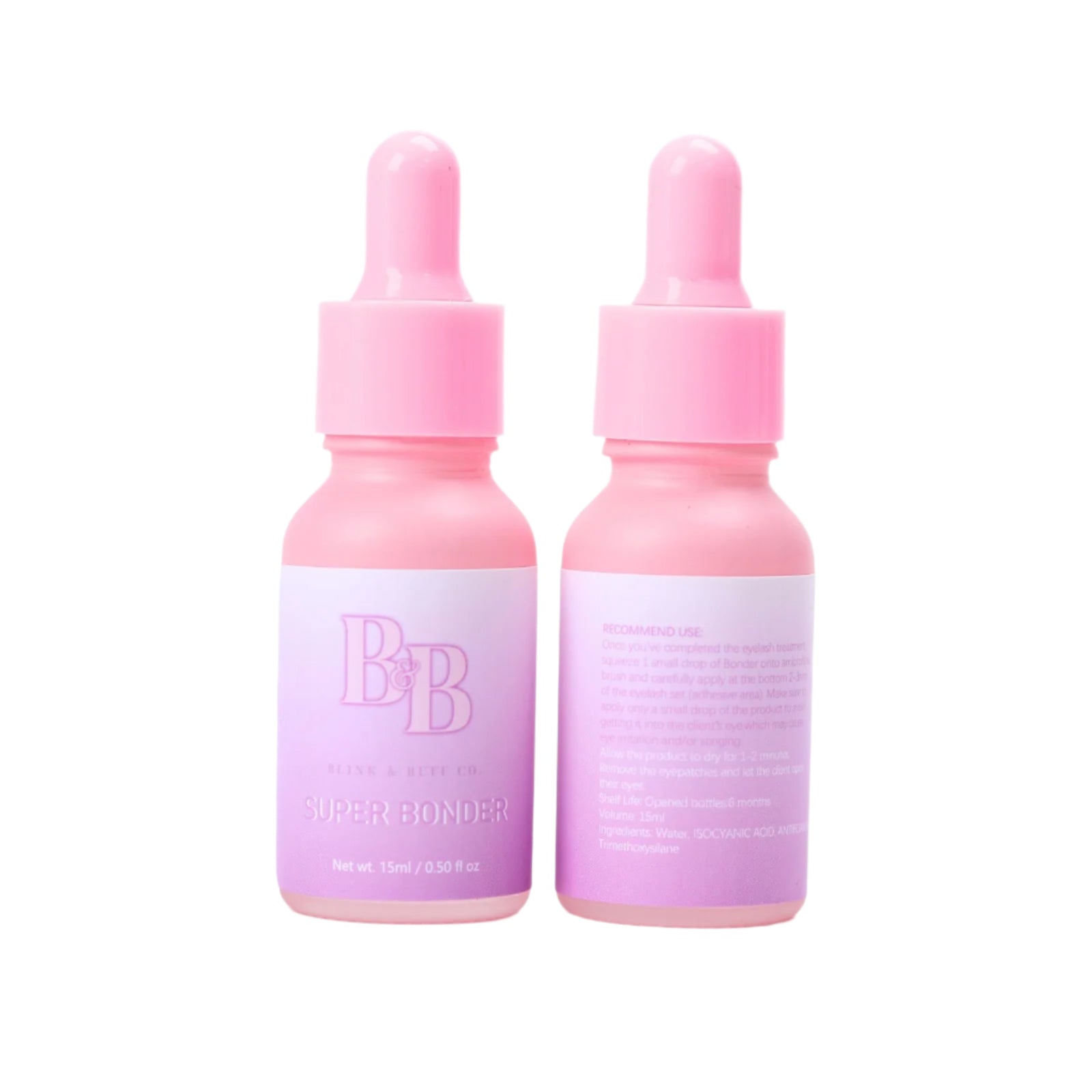 Lash Bonder – Maximizes lash extension retention, reduces fumes, and speeds up curing time for a strong, long-lasting bond. Shop professional lash supplies at Blink & Buff CO.